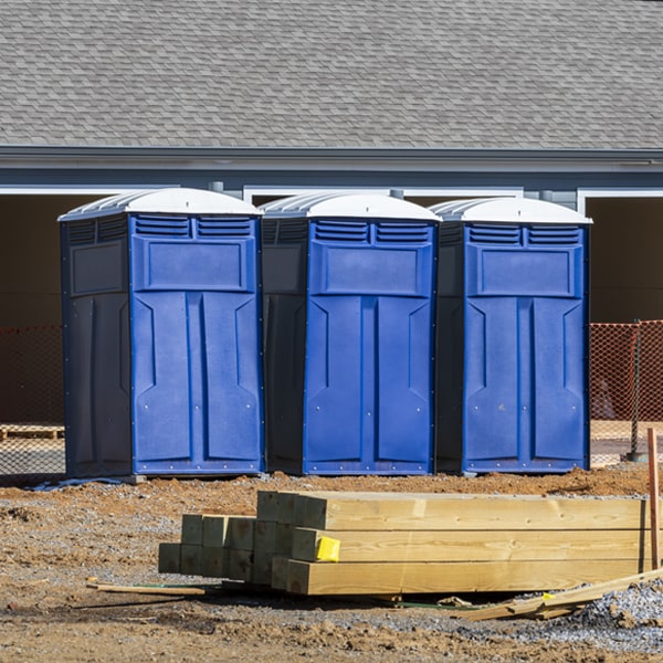 do you offer hand sanitizer dispensers inside the porta potties in West Decatur Pennsylvania